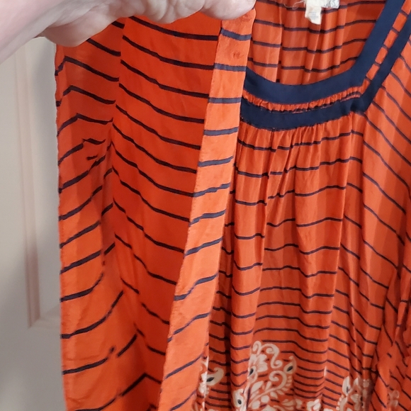 Edme & Esyllte Silk Caftan Blouse - Picture 6 of 9